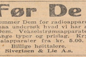 Bilde av Sivertsen & Lie A.S